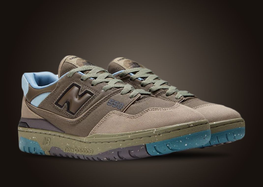 New Balance 550 Canvas Brown