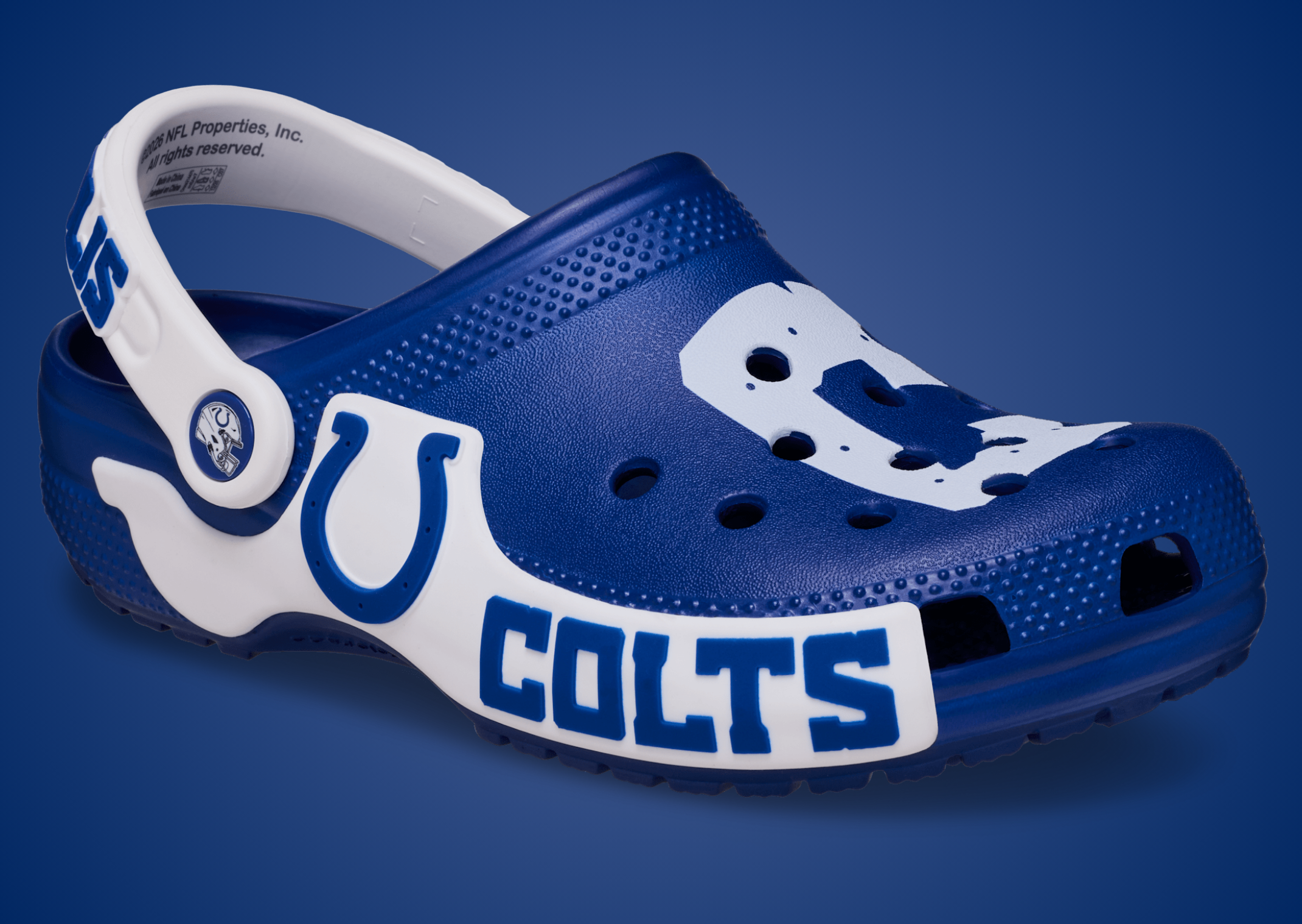 NFL x Crocs Classic Clog Indianapolis Colts (GS) - Angle