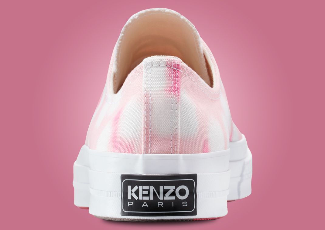 Kenzo x Converse Chuck Taylor Ox Hana Leopard Pink Cosmos Heel