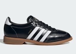 adidas Samba Bowling Black White - Lateral