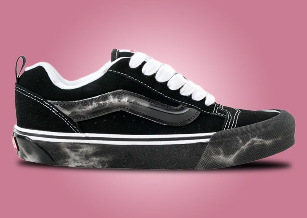 COSTS x Vans Knu Skool Black Rose Marble Lateral