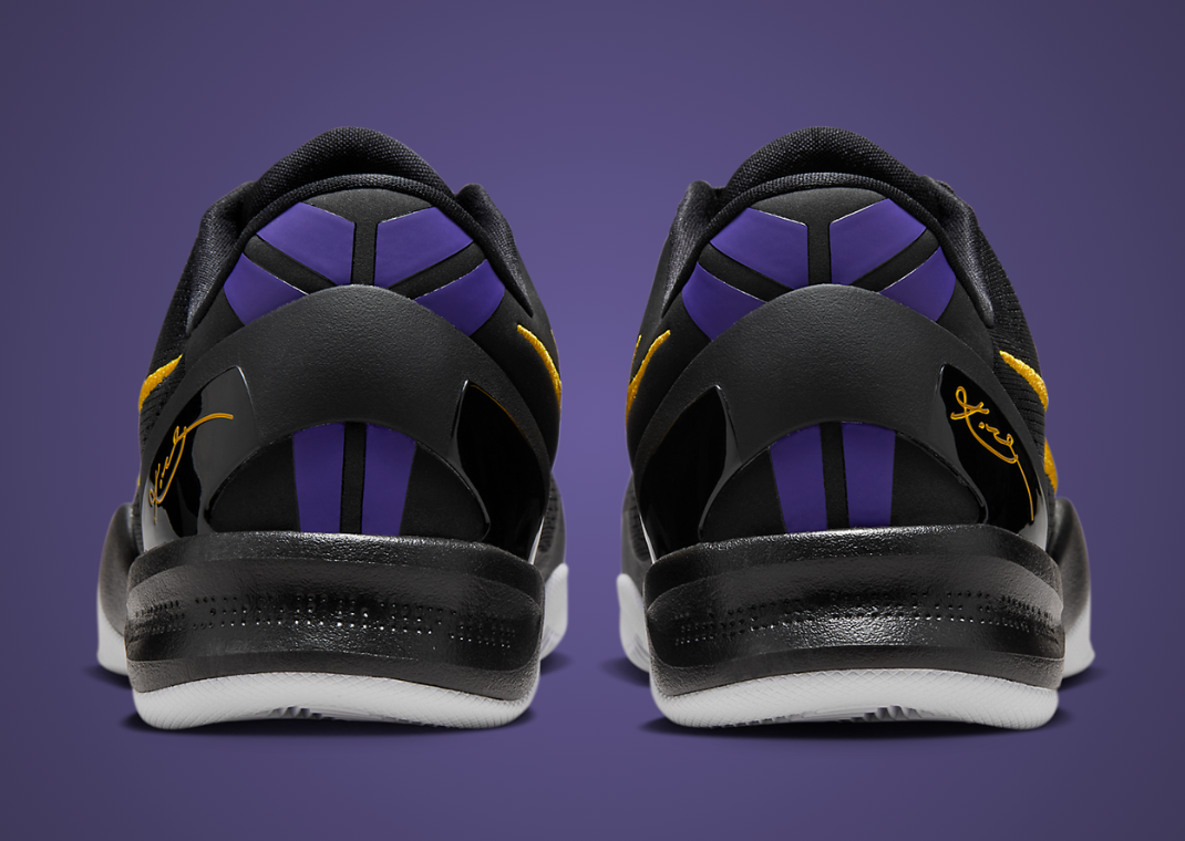 Nike Kobe 8 Protro TB Lakers Away Heel