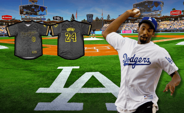 Score a Special Edition Kobe Bryant LA Dodgers Jersey At Lakers Night September 1st