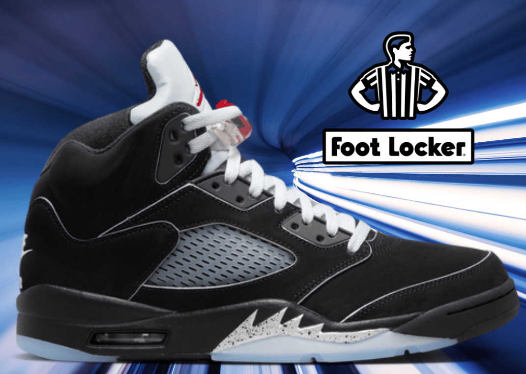 Jordan 5 Black Metallic Reimagined Foot Locker July Restock