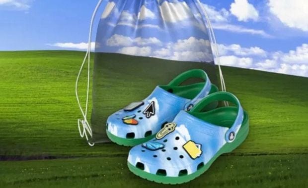 Microsoft Celebrates Windows XP with a Crocs Classic Clog Collab