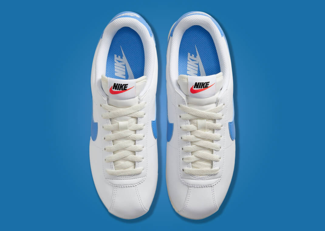 [NIKE]★WS Cortez White University Blue★ The Women's Exclusive Nike Cortez White University Blue