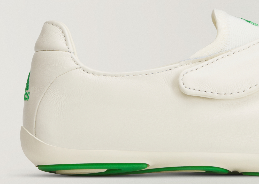 Pharrell Williams x adidas Vario Flat Earther Cream Green - Heel Detail