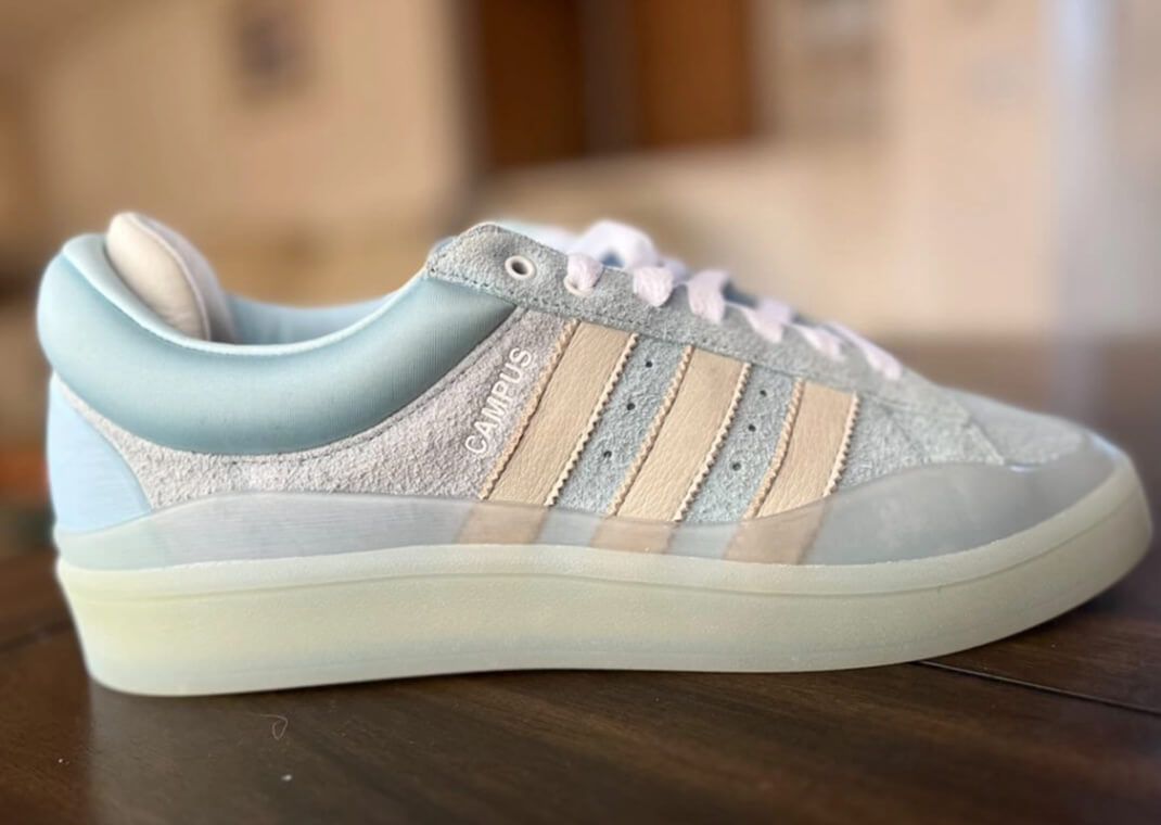 Bad Bunny x adidas Campus Blue Tint Sample Lateral