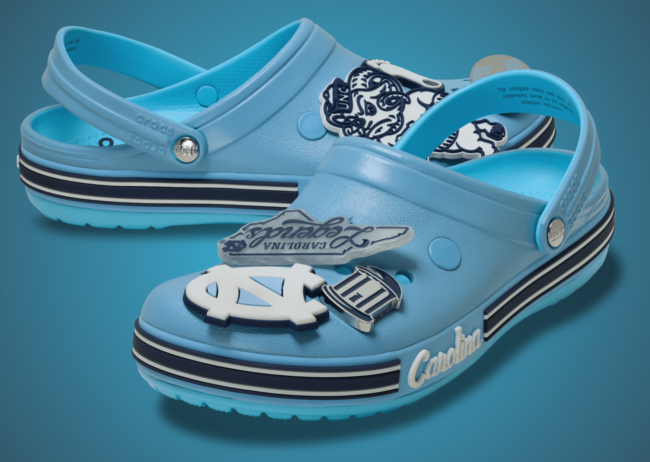 NCAA X Crocs Classic CrocBand UNC - Angle