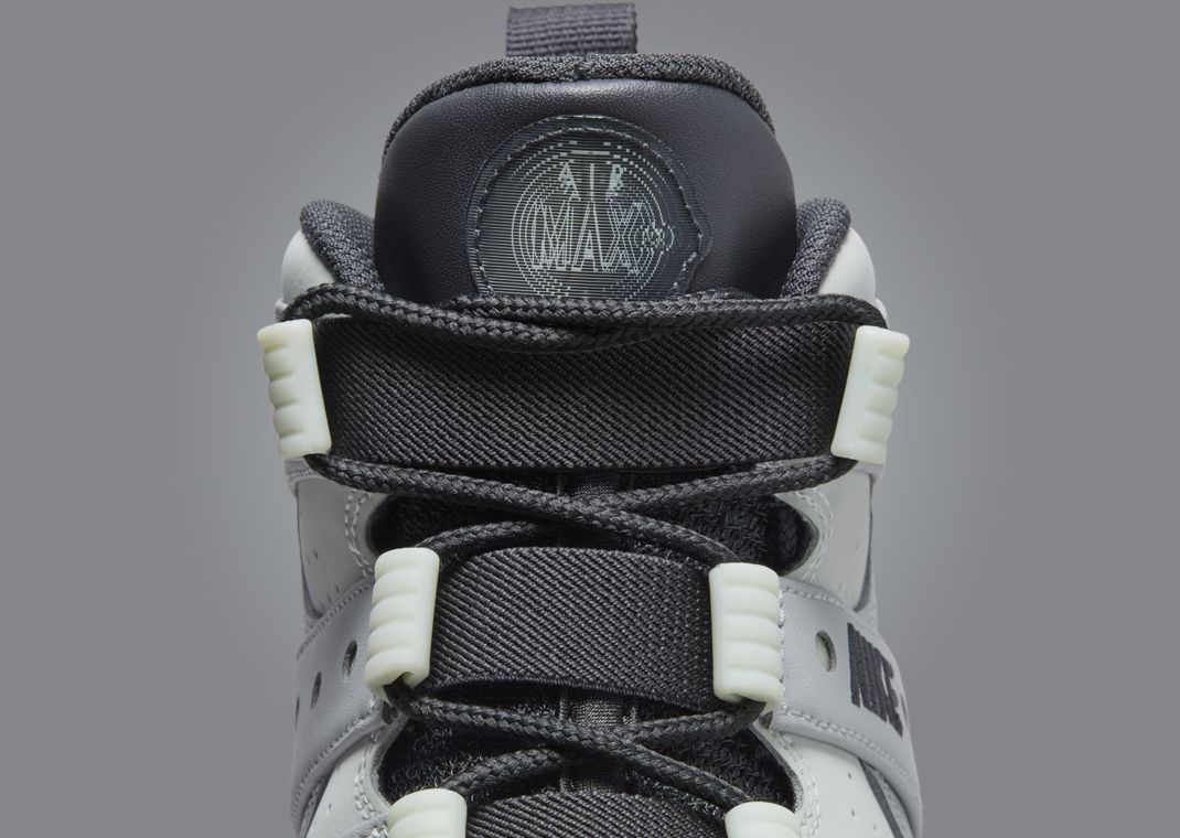 Nike Air Max 2 CB 94 Light Smoke Grey Barely Green Tongue Detail