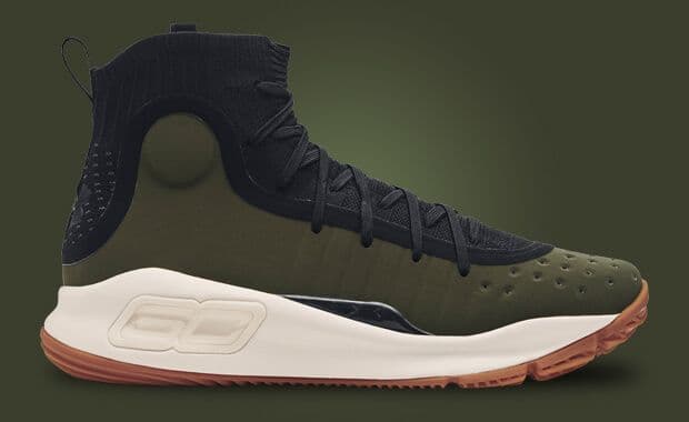 The Under Armour Curry 4 Retro Black Olive Releases August 11