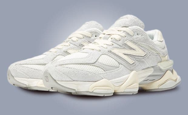 Creamy Shades Mix With Greyscale Suede On This New Balance 9060