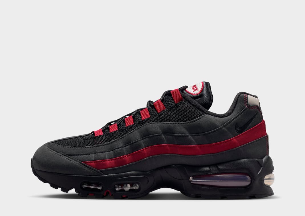 Nike Air Max 95 Big Bubble Black Team Crimson