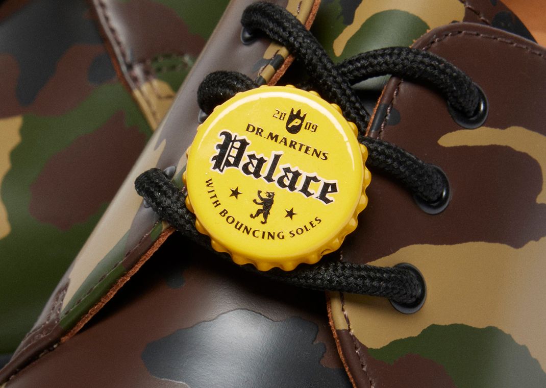 Palace x Dr. Martens 1461 Woodland Camo Detail