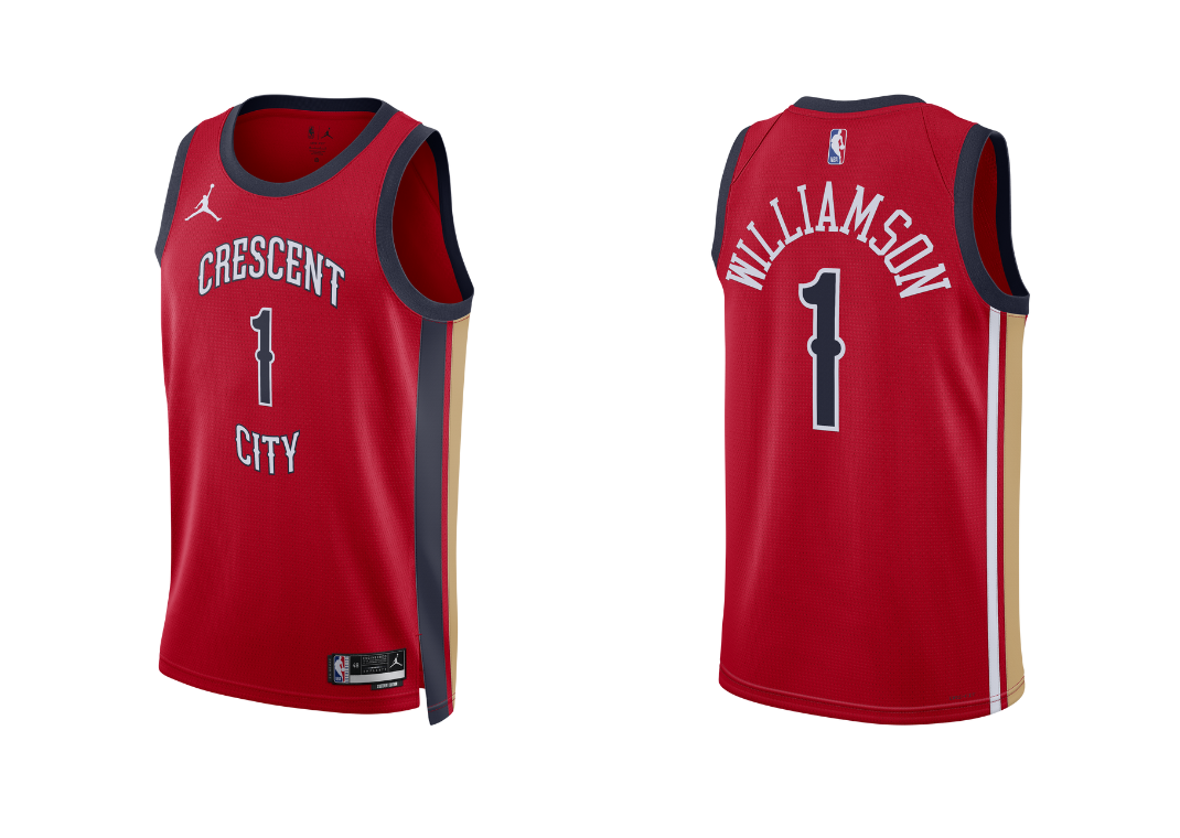 Zion Williamson New Orleans Pelicans 2023/24 Statement Edition Jordan Dri-FIT NBA Swingman Jersey