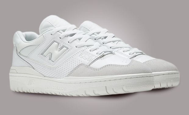 Put A Spring In Your Step With The New Balance 550 White Grey Toe