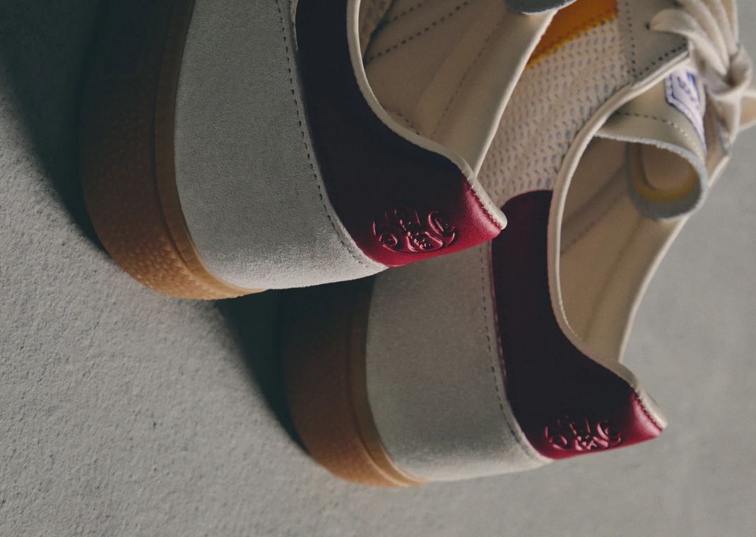 Kith x Messi x adidas Handball Spezial White Collegiate Royal - Detail
