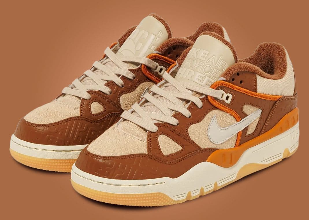 The Nigo x Nike Air Force 3 Low Light British Tan Releases 