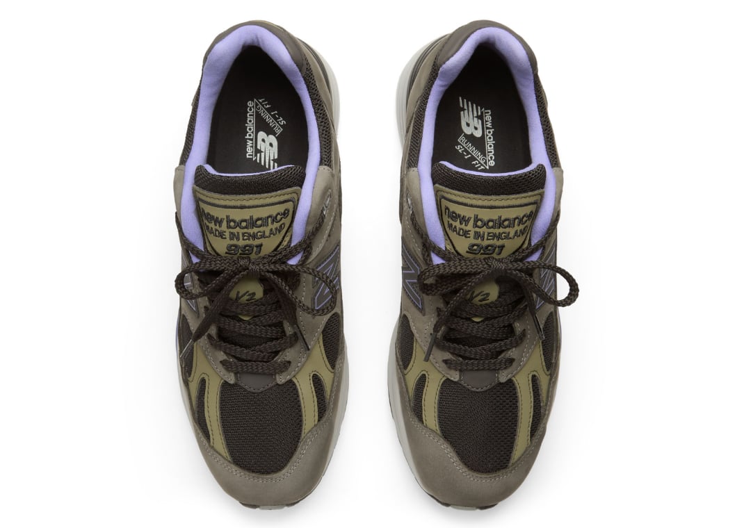 New Balance 991v2 Made in UK Magnet Corsican Blue