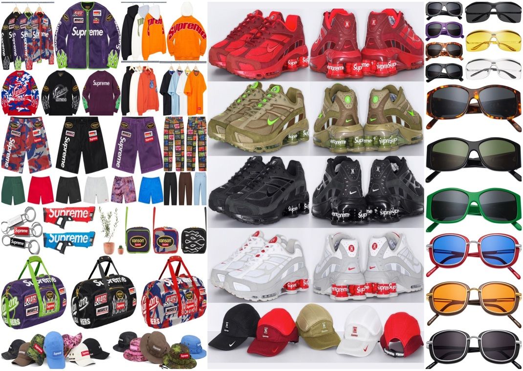 (Supreme Week 18 Droplist- Nike, SunGlasses, Vanson, Water Blaster, Water Shorts, Planters and much more!)