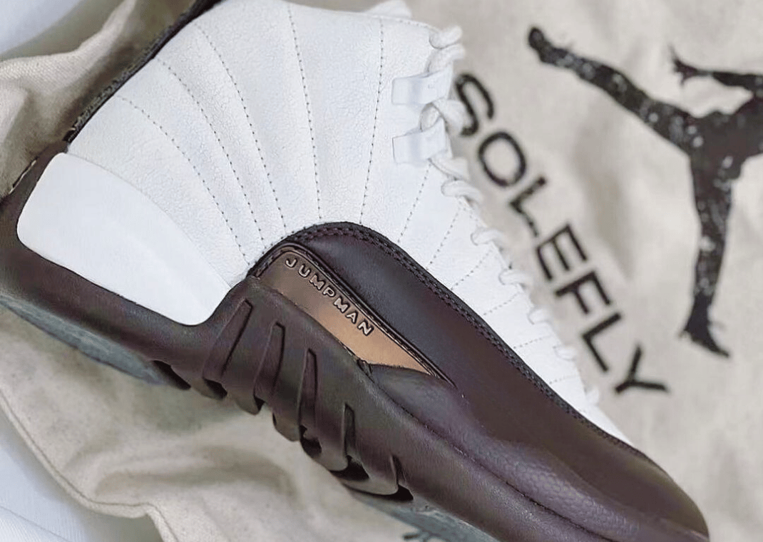 SoleFly x Air Jordan 12 Retro SP White Baroque Brown