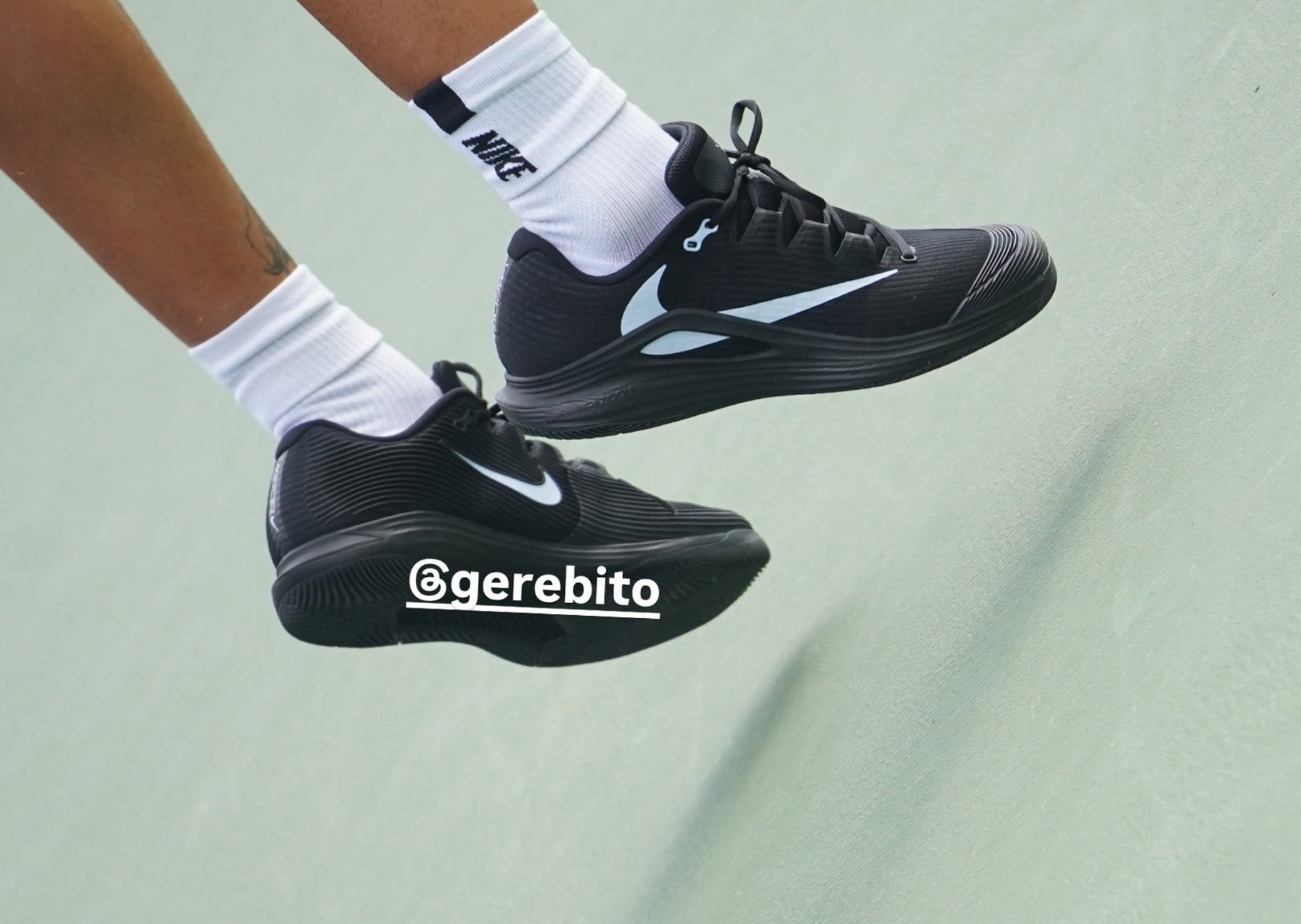 Carlos Alcaraz Travis Scott x Nike Zoom Vapor 12 HC Black
