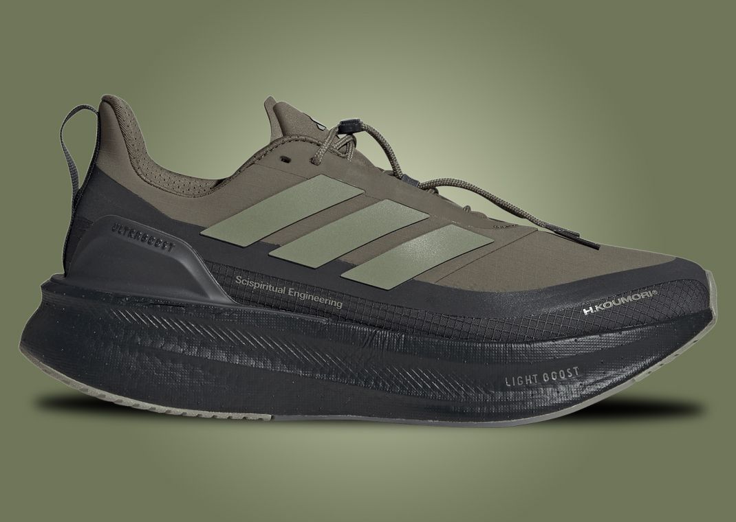Hermanos Koumori x adidas Ultraboost 5 Tent Green Lateral
