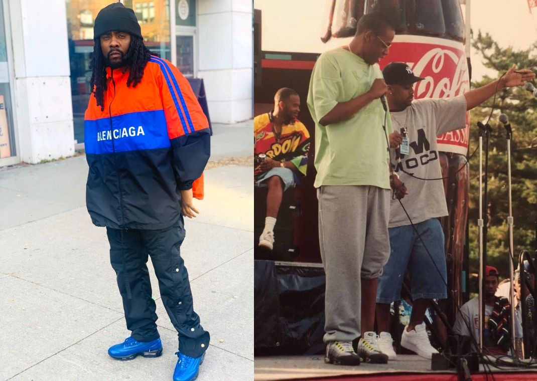 Wale and Jay-Z wear AM95s