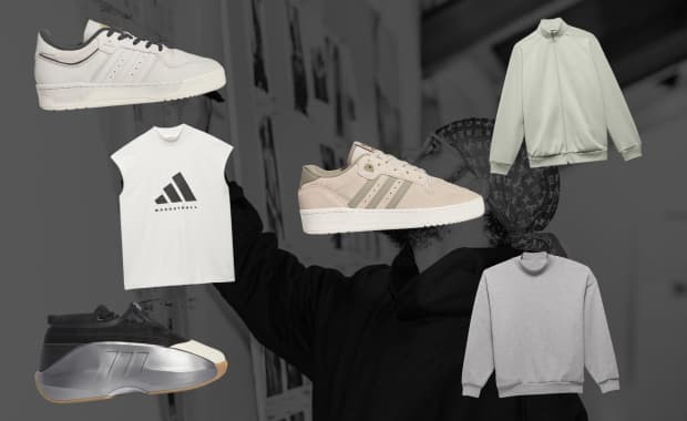 Collage of adidas Products That Align With Fear of God's Aesthetic