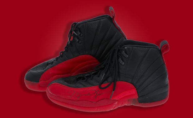 Michael Jordan’s Game-Worn “Flu Game” Air Jordan 12 Fetches $1.3 Million at Auction