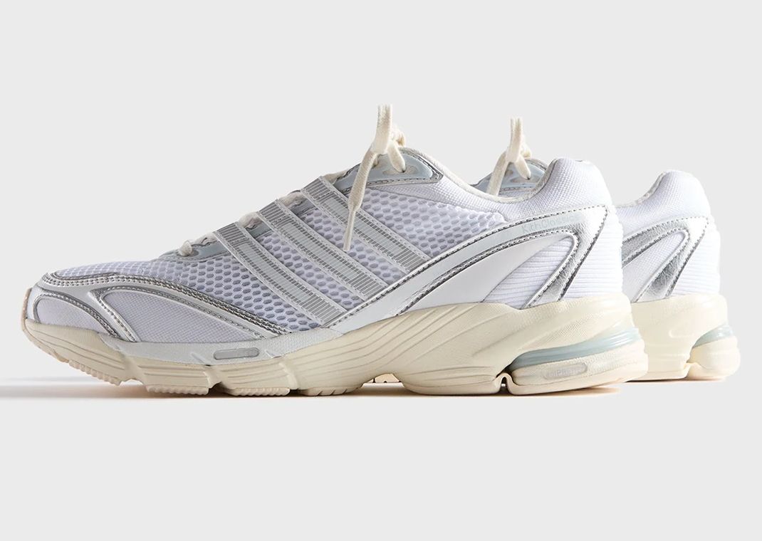 Kith x adidas Supernova Cushion 7 White Silver Lateral