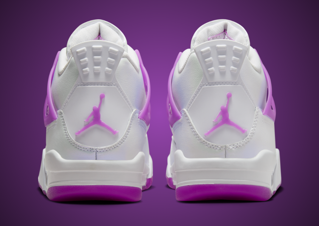 Air Jordan 4 Retro Hyper Violet (GS) Heel