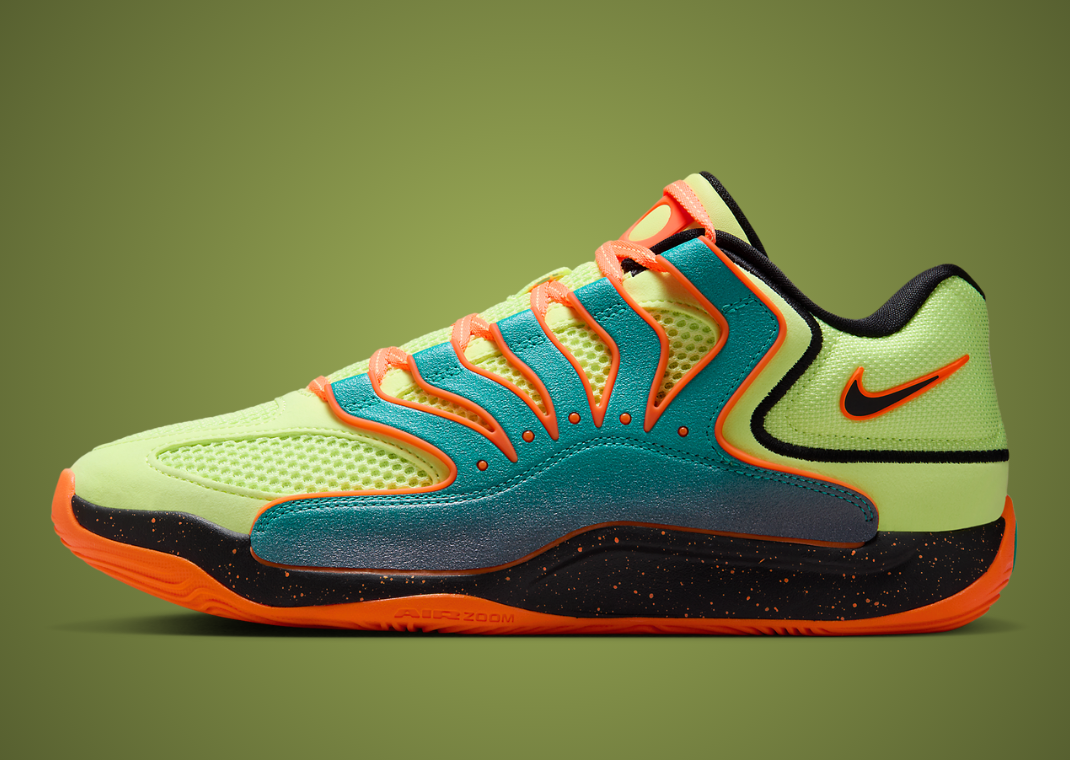 Nike KD 18 Clear Jade Liquid Lime Lateral