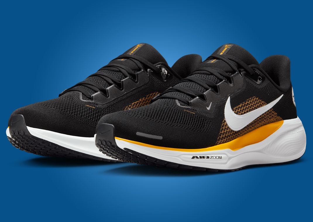 NFL x Nike Pegasus 41 Pittsburgh Steelers Angle