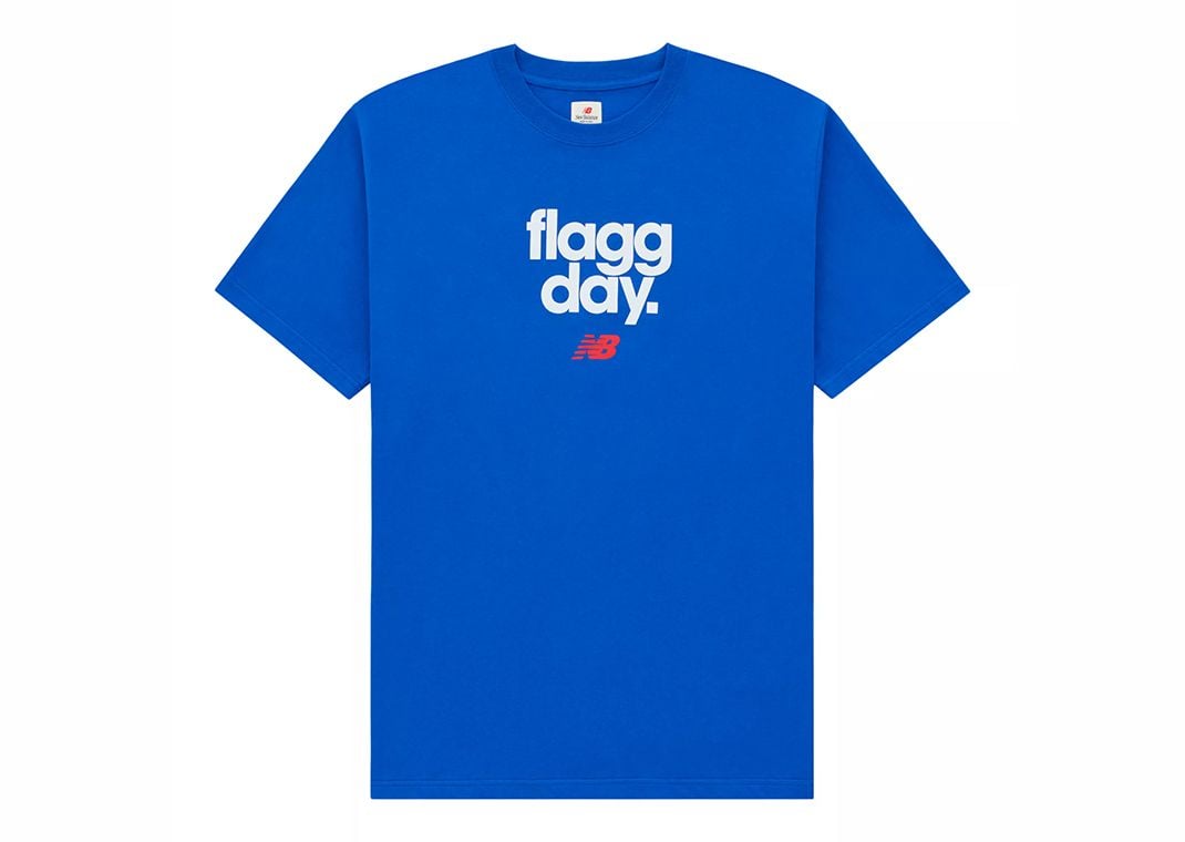 Cooper Flagg New Balance Made in USA Flagg Day T-Shirt Blue
