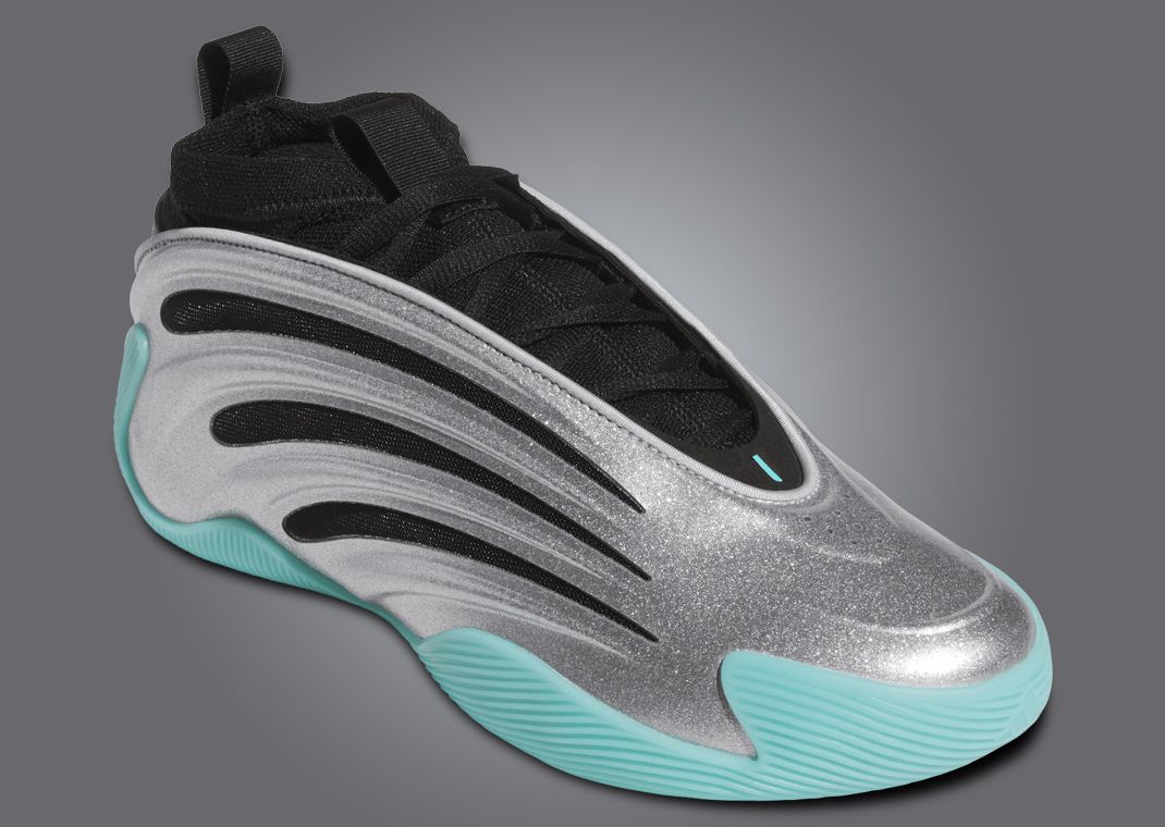 The adidas Harden Vol. 9 Silver Aqua Releases November 2025