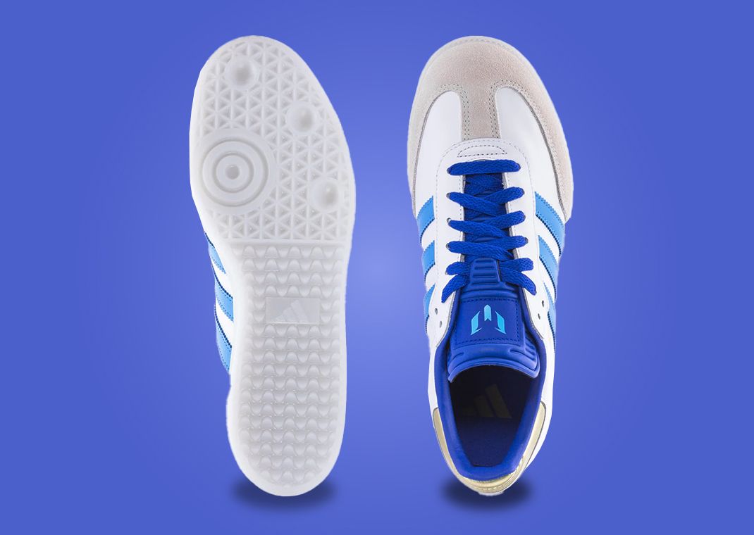 Lionel Messi x adidas Samba Top and Outsole