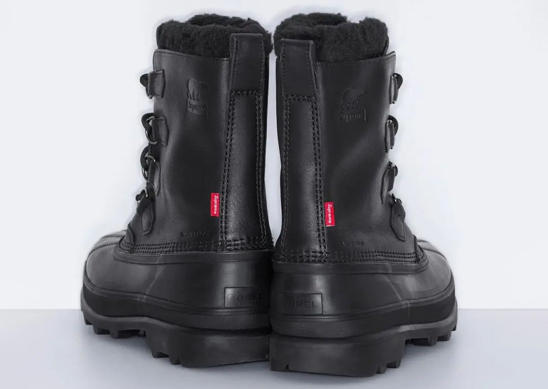 Supreme®/SOREL® Caribou Boot The Supreme x SOREL Caribou Boot Pack Releases December 2024
