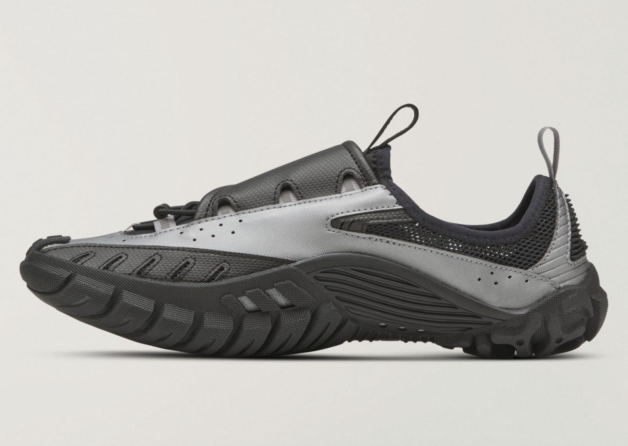 Pharrell Williams x adidas VIRGINIA Watermoc Silver - Medial