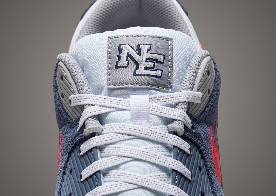 NFL x Nike Air Max 90 Patriots Tongue Detail