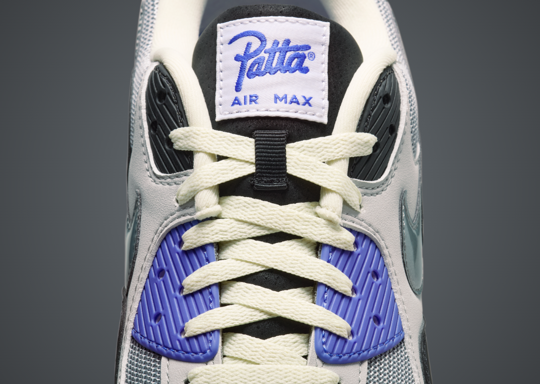 Patta x Nike Air Max 90 Waves Sapphire Tongue Tag