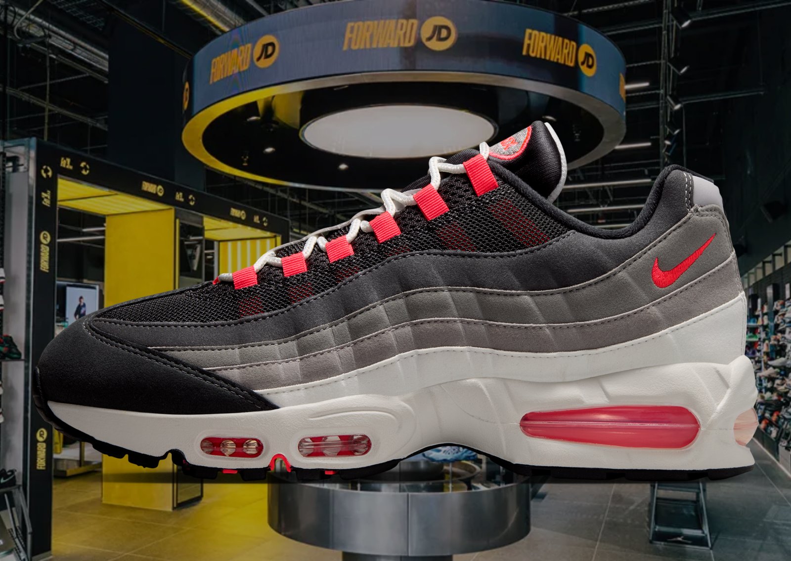 Nike Air Max 95 Big Bubble Reverse Solar Red
