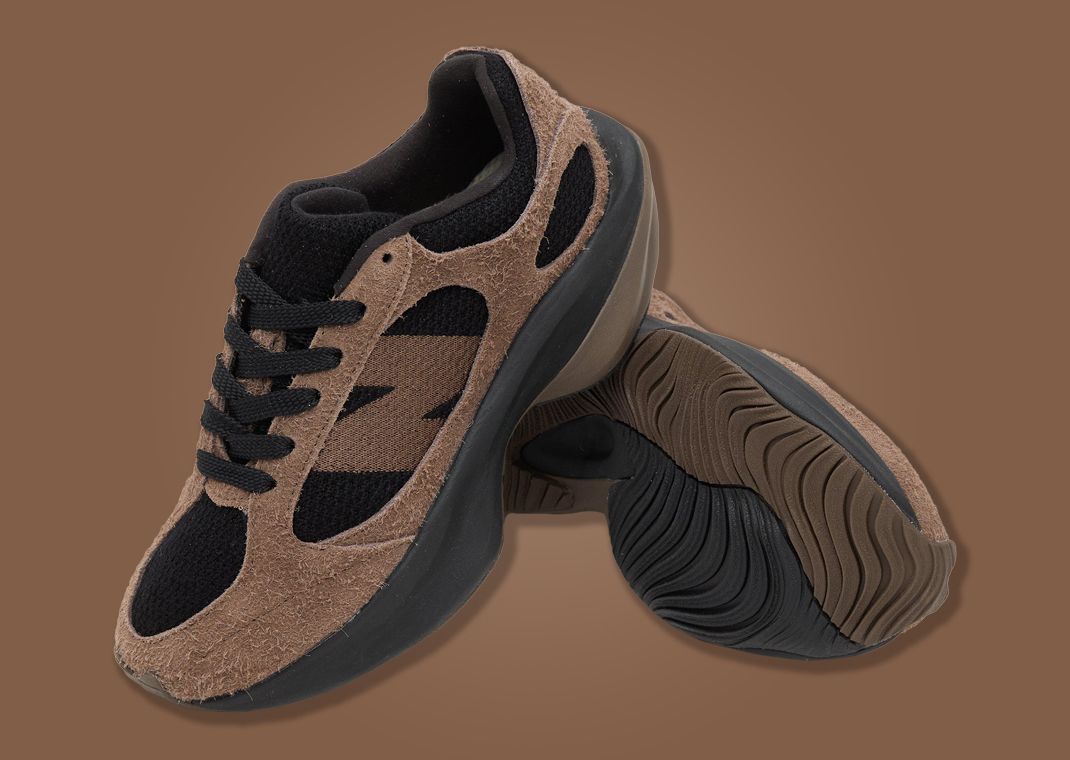 New Balance Warped Runner Dark Mushroom Angle Outsole