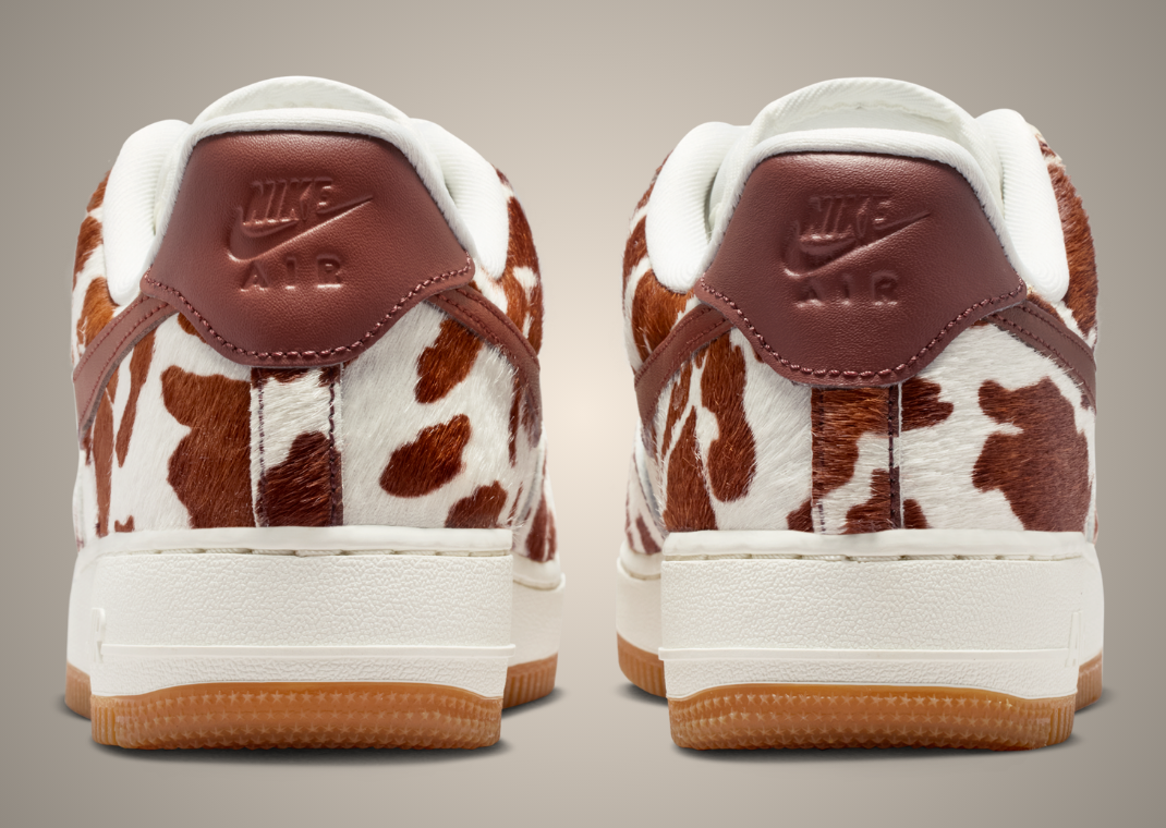 Nike Air Force 1 Low Cow Print Brown (W) - Back