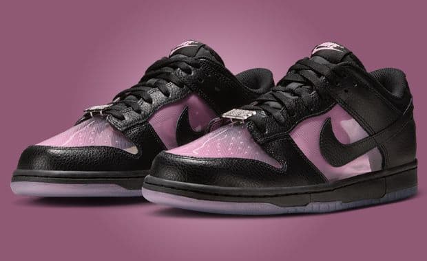 Nike Dunk Low Black Pink Rise