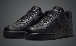 This Nike Air Force 1 Low Triple Black Brings the Stars Out