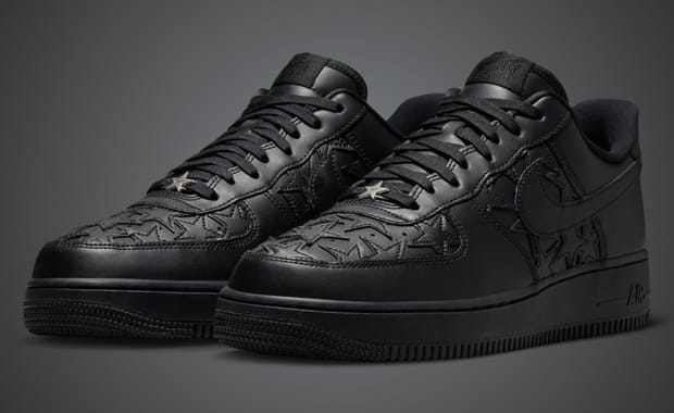 This Nike Air Force 1 Low Triple Black Brings the Stars Out