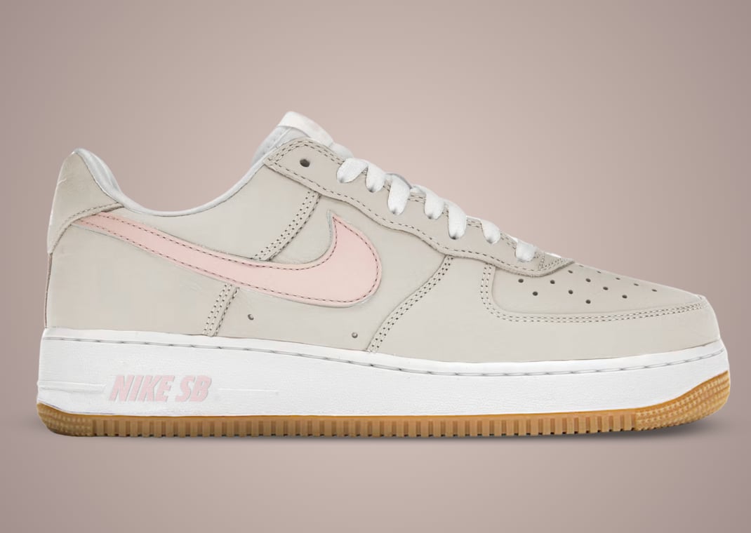 Nike SB Air Force 1 Low Light Orewood Brown Pink