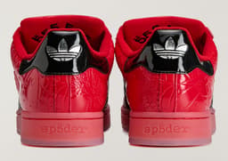 Sp5der x adidas Superstar Red - Back