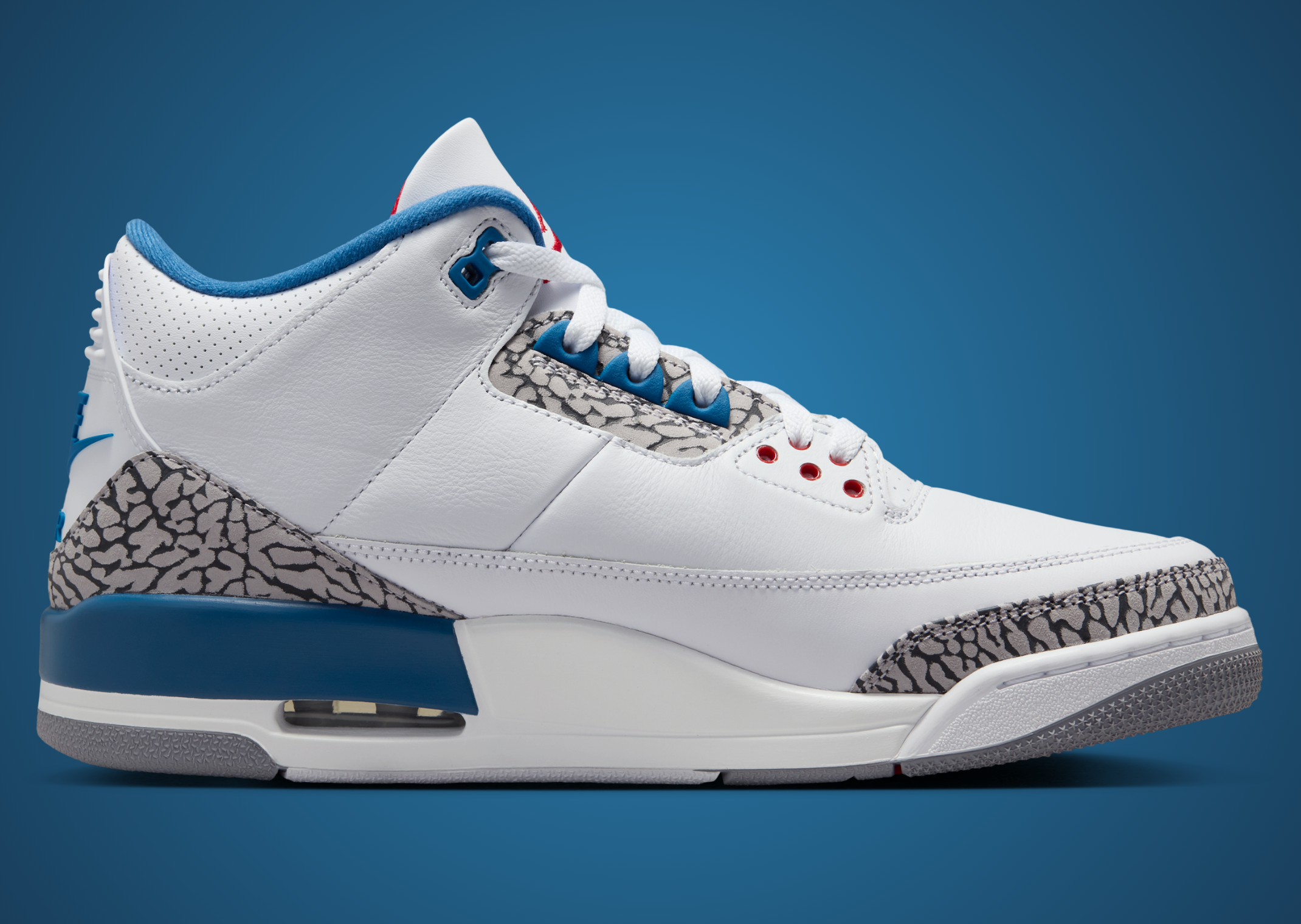 Air Jordan 3 Retro True Blue - Medial